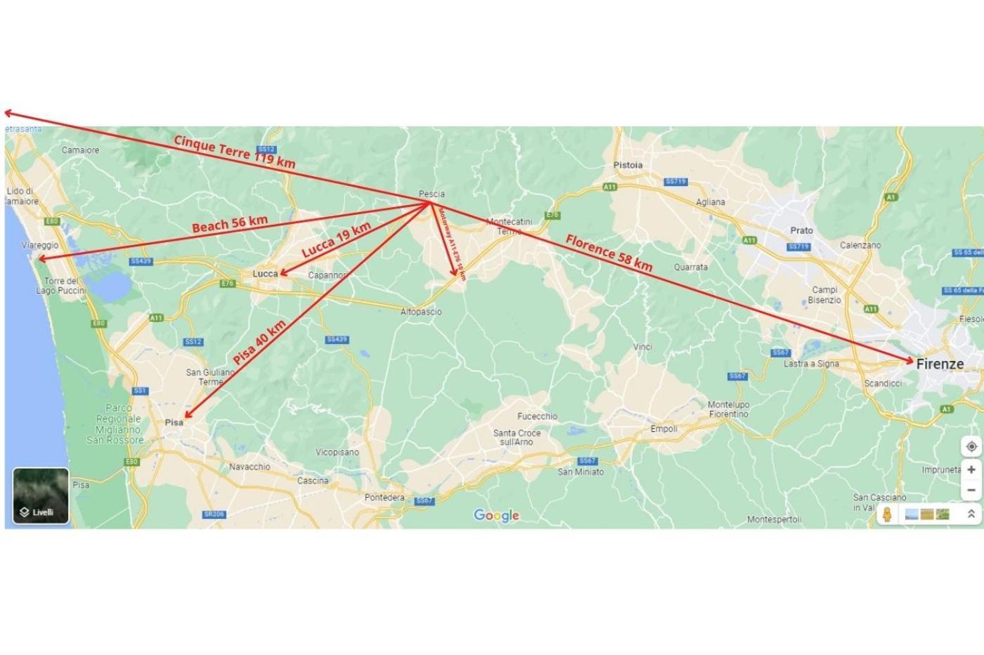 Villa Camelia Tuscany Pescia Exteriér fotografie